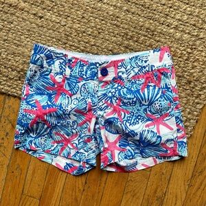 Lilly Pulitzer Callahan Shorts She She Shells size: 00